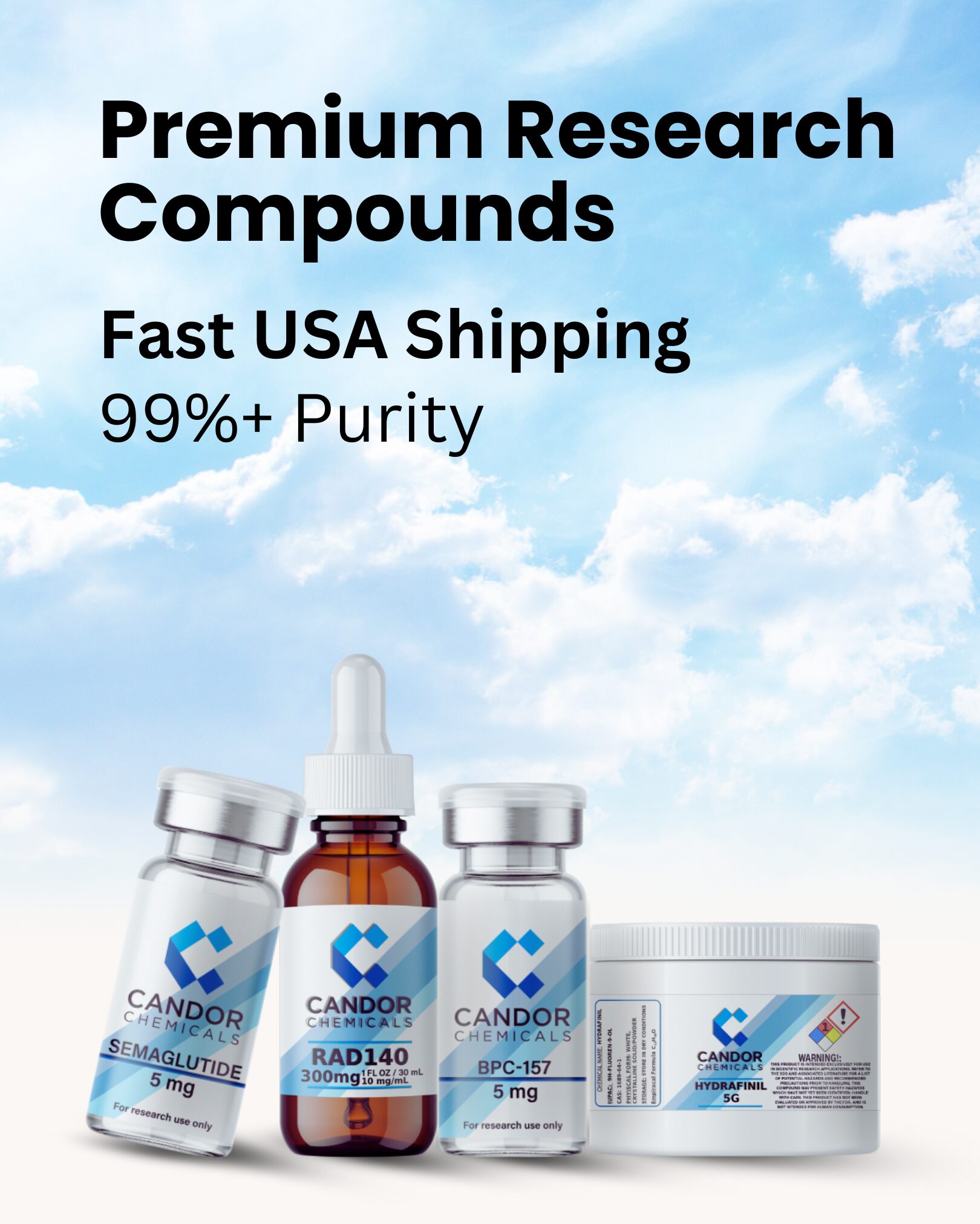 Premium Research Compounds - Mobile